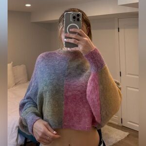 Wilfred Free Multicolor Cropped Women's Sweater